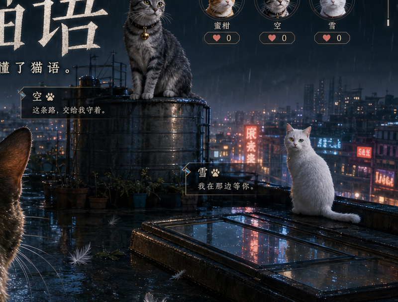 雨后猫语角色群像缩略图
