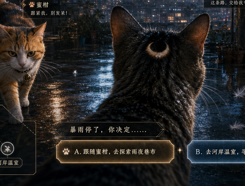 雨后猫语互动选择缩略图